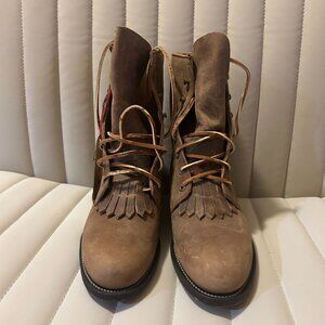 Womens Justin Original Roper Lace-r Boot, Size 6C, Style L575-NWT